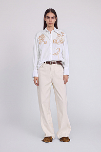 Брюки Ermanno Scervino ecru